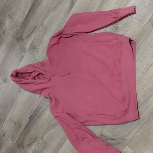 Uniqlo Sweat Pullover Cotton Hoodie Pink/ Red (Unisex) Size Large